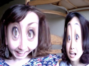 when in doubt, where there is a language barrier.. photobooth warped faces becomes my best friend in friendship!